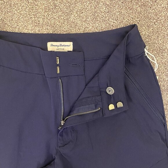 Tommy Bahama Womens Bermuda Shorts Stretch Active Navy Blue Size S - Small - NWT - Picture 4 of 16